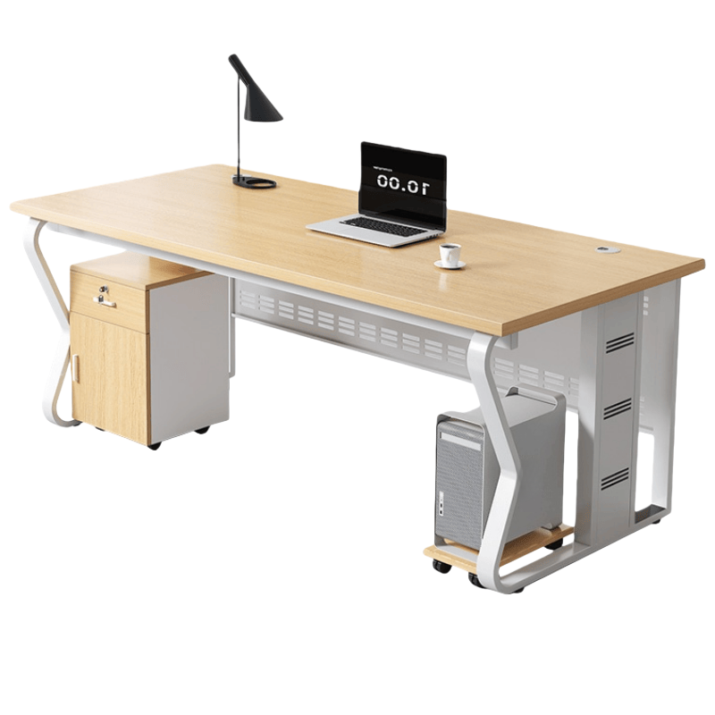 豫龙都办公桌+柜1.8米套