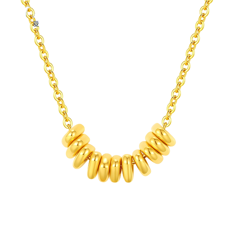 Alice爱丽丝珠宝 足金999金丝四叶草女式灵动吊坠 U0200009