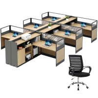 豫龙都 职员办公桌 含椅 套