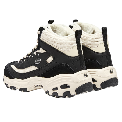 斯凯奇女款休闲熊猫鞋加绒167570/BKNT-5.5双