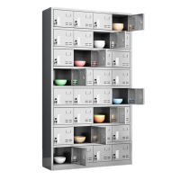 智叶舟不锈钢碗柜32门970*300*1800mm台