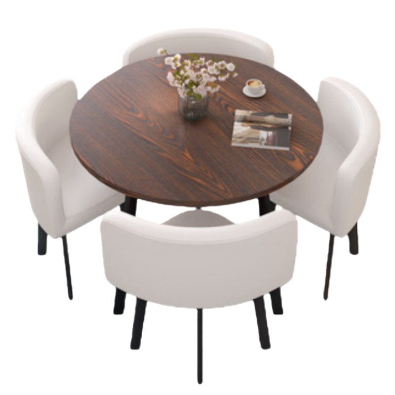 荺炬一桌4椅 90cm套