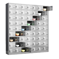 智叶舟不锈钢碗柜63门1650*300*1800mm台