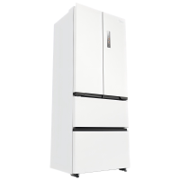 美的(Midea)468法式多门四开门超薄纯平全嵌底部散热一级能效无霜变频大容量家用冰箱MR-468WUFPZE