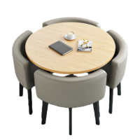 荺炬一桌四椅70cm套