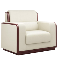 豫龙都 会议室接待沙发 皮质单人位 张