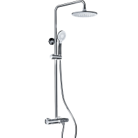 九牧(JOMOO) 卫浴淋浴花洒套装喷头淋浴器硅胶净垢喷头升降淋浴器套装36453-592/1B-1