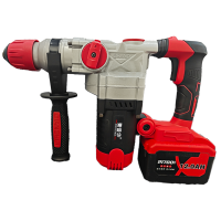 菁普华工业级无刷锂电重型电锤电镐电钻 12.0Ah 两电一充 套