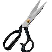 张小泉左手服装剪家用裁缝剪左撇子专用大剪刀锰钢工业裁衣剪裁布皮革剪 10英寸左手专业裁缝剪