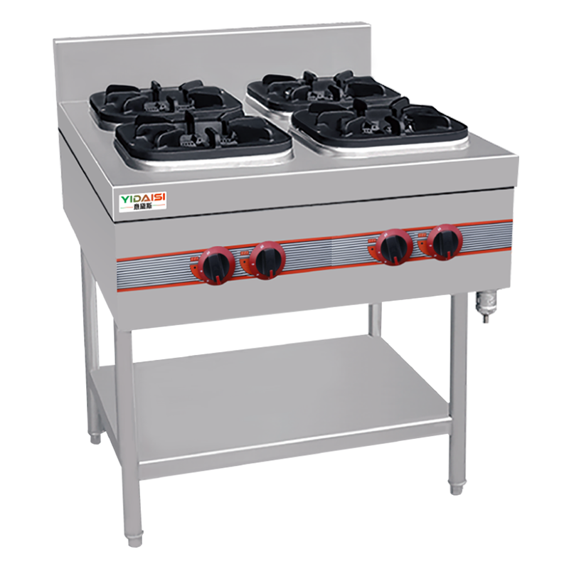意黛斯(YIDAISI) 商用燃气四头六头八头煲仔炉 立式四眼煲仔炉 工程款304材质YDS-3GCBZL4T天然气