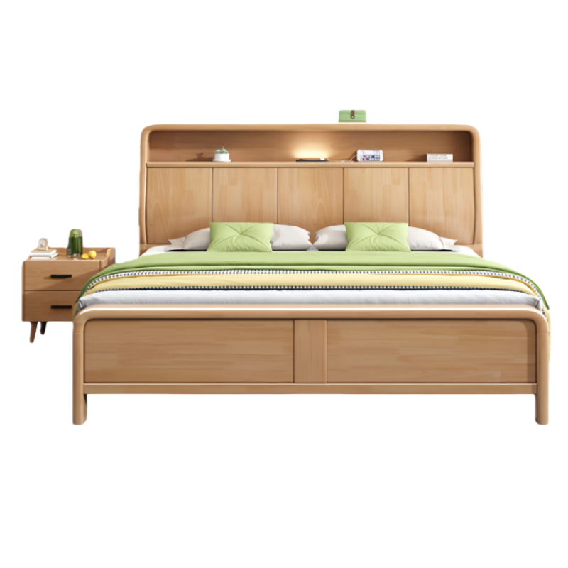 锁匠 简约实木床