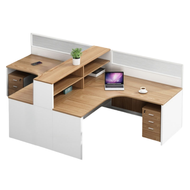 铭思达屏风工位双人含椅套