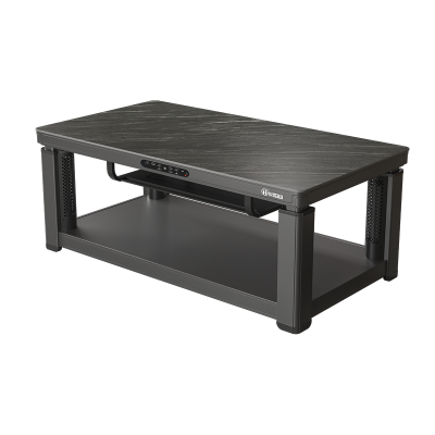 火焰山电暖桌茶几升降取暖桌长方形移动多功能餐桌家用四面取暖烤火桌