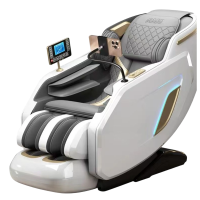 灵龙八方 新款豪华按摩椅SL导轨4手双机芯家用全身多功能AI智能沙发椅LLB-477S-A56-PM-H001