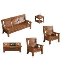 锁匠 沙发组合1+1+3+茶几+方几套