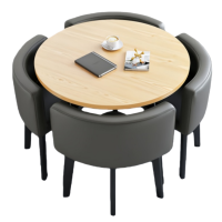 荺炬 洽谈桌一桌四椅套