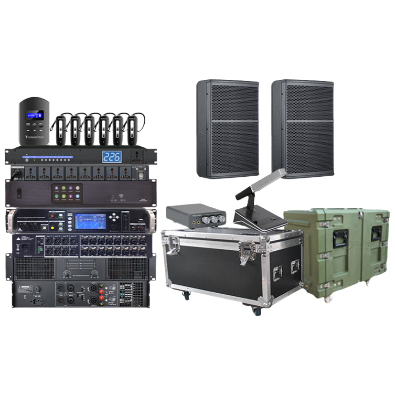 润普Runpu会音频扩声系统 户外音频扩音方案 演习演讲野外作训音频套装 RP-YPHY30S