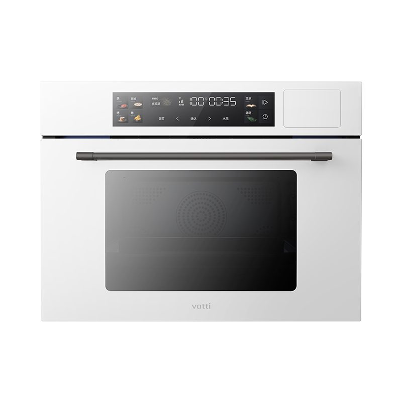 华帝(vatti)嵌入式微蒸烤炸炖6合1[小飞碟系列]55L蒸烤箱一体机i31110W变频家用大彩屏智控 搪瓷内胆箱烤箱