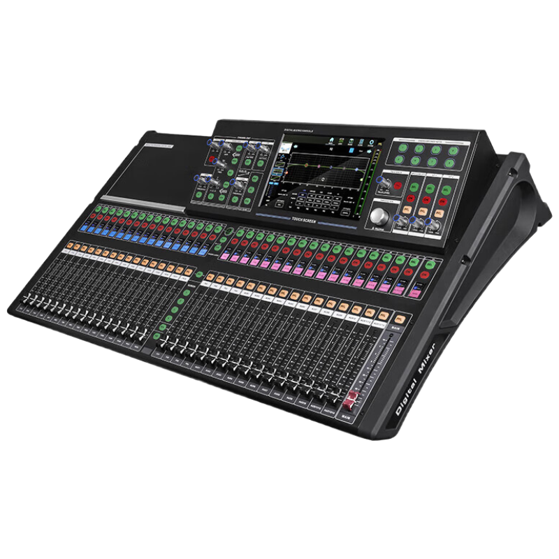 润普Runpu 专业数字调音台带触摸屏32路远程控制带网线接口电脑软件PC控制32路数字调音台RP-TYS32