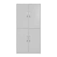 铁洋 四门柜 更衣柜 对开带锁 90cm*50cm*180cm 板厚0.8mm 个