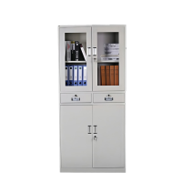 贠琦文件柜1800x390x850mm三层带锁玻璃材质简约实用25千克安全存储
