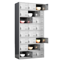 智叶舟不锈钢碗柜24门900*350*1800mm台