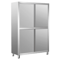 智叶舟不锈钢碗柜180*50*180cm台