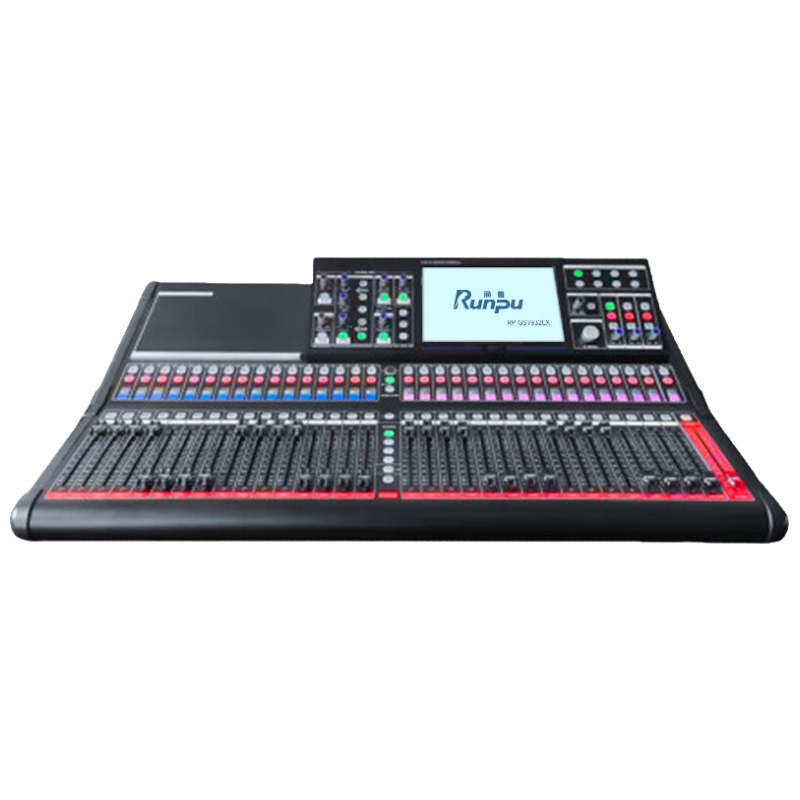 润普Runpu RP-GST932EX国产化专业数字调音台工程升级款支持Dante扩展多轨录音32路数字调音台 QY