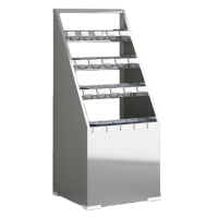 智叶舟水杯柜20位55*49*125cm台