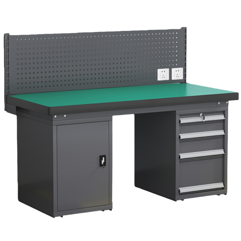 铭思达钳工操作台1.2米四抽一门张