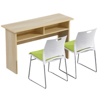 豫龙都学习培训桌椅1.2米套