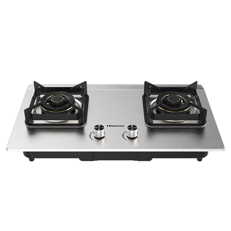 海信燃气灶家用DG32 5.2KW爆炒火力天然气两用可调底座不锈钢