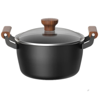 康巴赫炒锅 锅具套装有钛不粘炒菜锅锅汤锅两件套装(32cm炒锅+22cm汤锅)