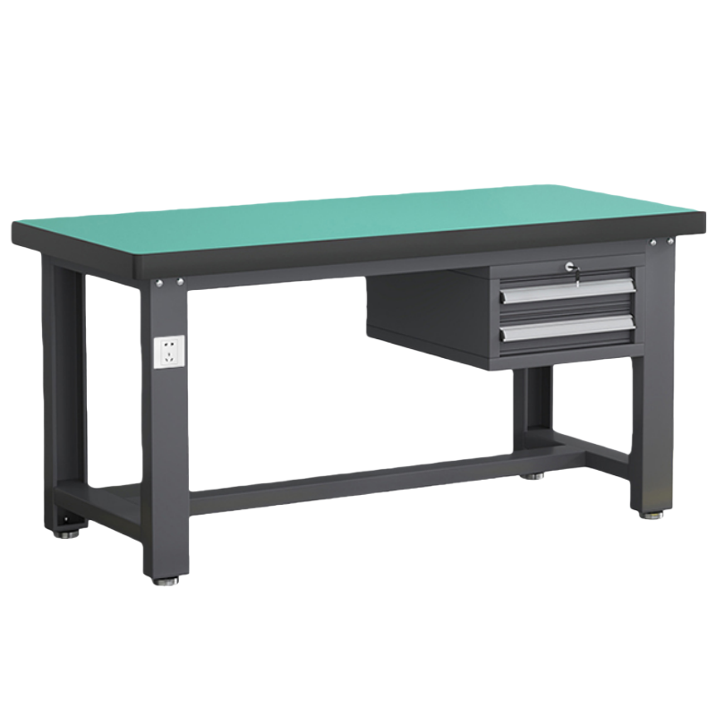 铭思达钳工操作台1.2米吊二抽张