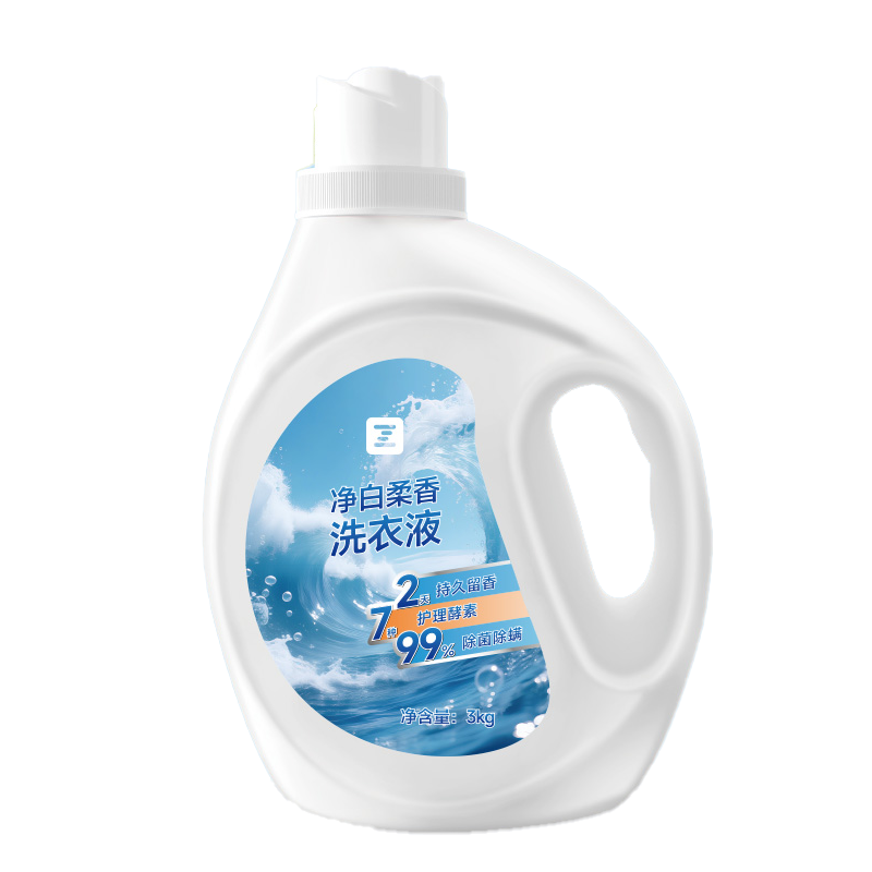 最生活净白柔香洗衣液高效去污柔顺舒适净白柔香洗衣液 3kg/瓶 Z-8822