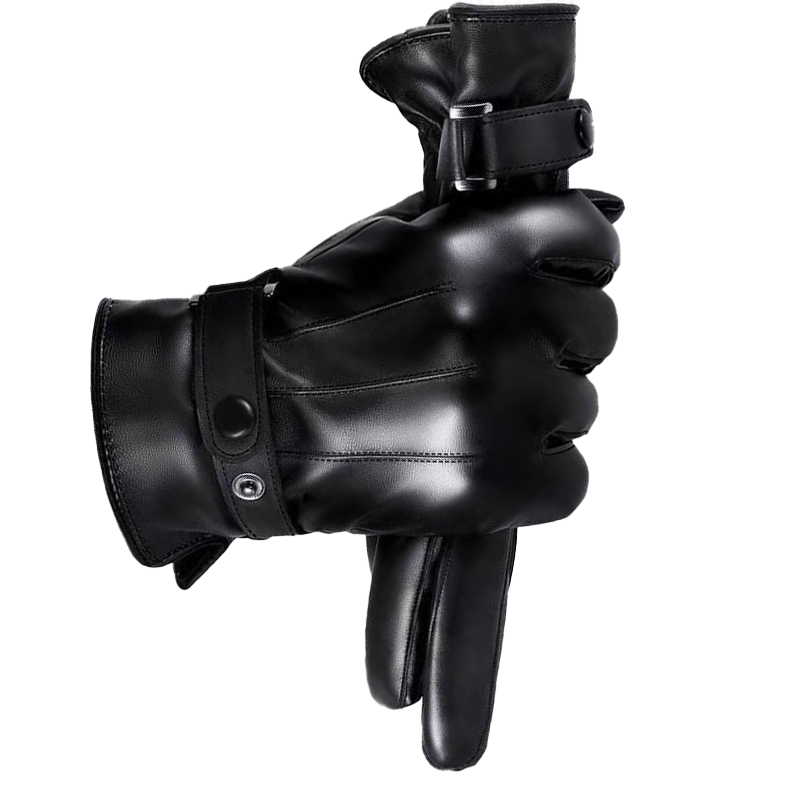 博步禾 皮手套 防风 双