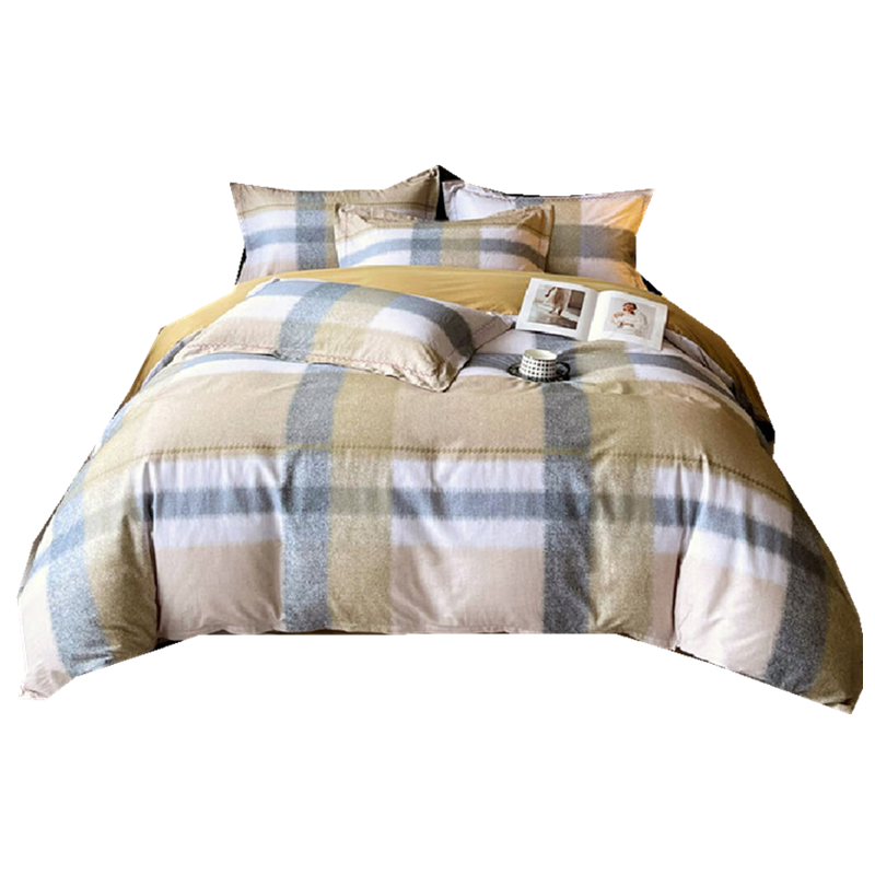 多奇曼全棉生态磨毛四件套PH-T2605 被套/200*230cm 花色:布鲁尼绿