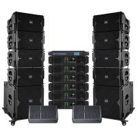 润普Runpu 会议音频系统舞台落地线阵音频音响扩声套装 RP-FD0202FTXZ