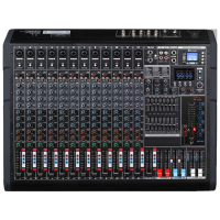 润普Runpu 国产化多编组专业调音台舞台演出视频会议本地扩音模拟16路4编组4AUX输出调音台RP-MTY8016UX