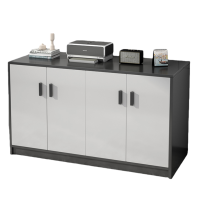 智叶舟矮柜资料柜四门120*40*80cm台