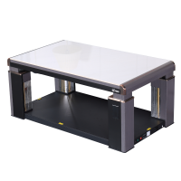 火焰山升降取暖桌茶几长方形电暖桌四面取暖家用节能省电烤火炉子烤火桌