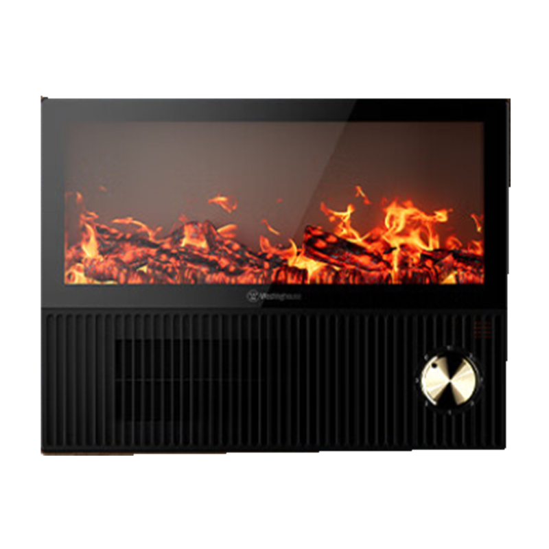 西屋(Westinghouse)落地式 取暖器 5D炭火家用暖风机速热 WTH-653J 木纹款