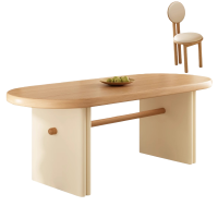 豫龙都 餐桌 1.3米+4椅 套