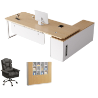 豫龙都 办公桌椅+文件柜 1.8m 套