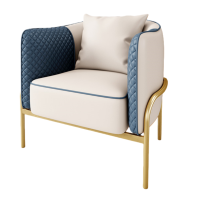 智叶舟休闲沙发单人位66*58*69cm张