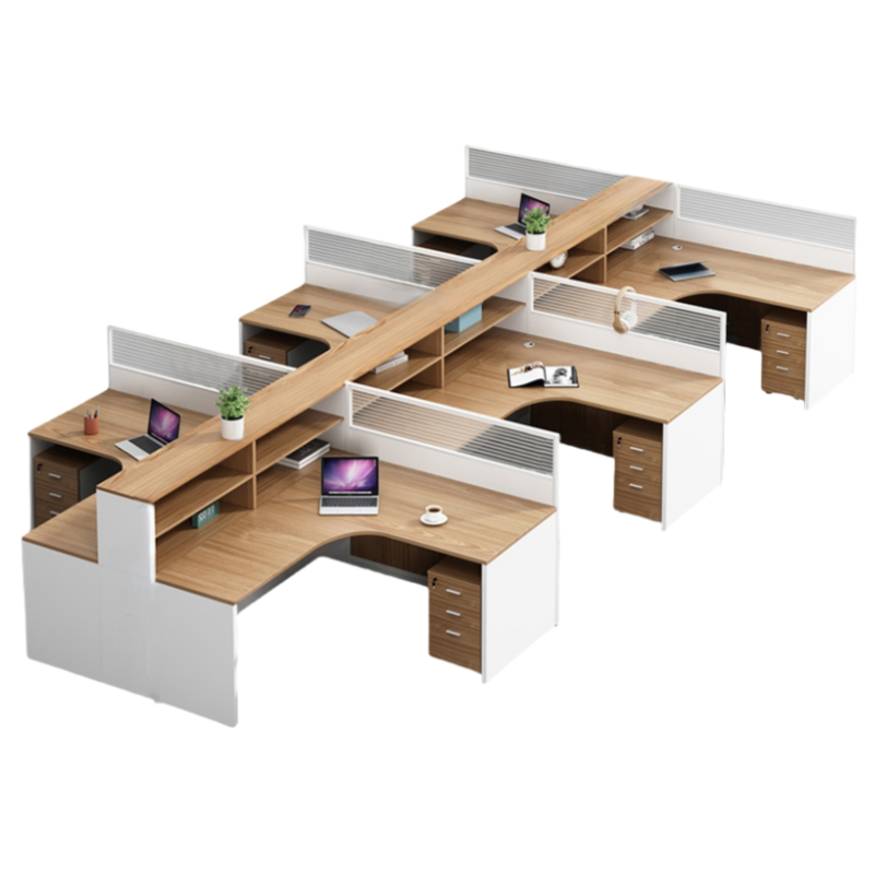 铭思达屏风工位六人含椅套