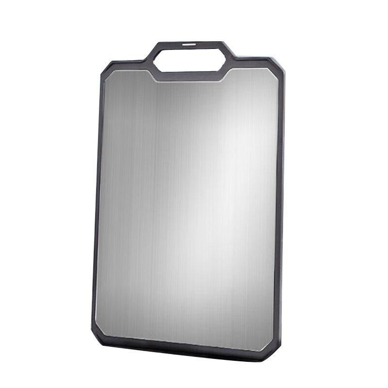 张小泉菜板家用砧板304不锈钢案板切菜板小麦秸秆双面粘板 水果占板刀板 双面可用 生熟分面