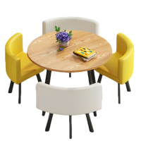 荺炬休闲桌70cm含4椅套