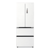 美的(Midea) 470法式对开多门四门超薄平嵌除菌净味无霜一级能效448升家用冰箱底部散热MR-470WUFPZE