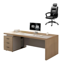 铭思达办公桌1.5米含椅套